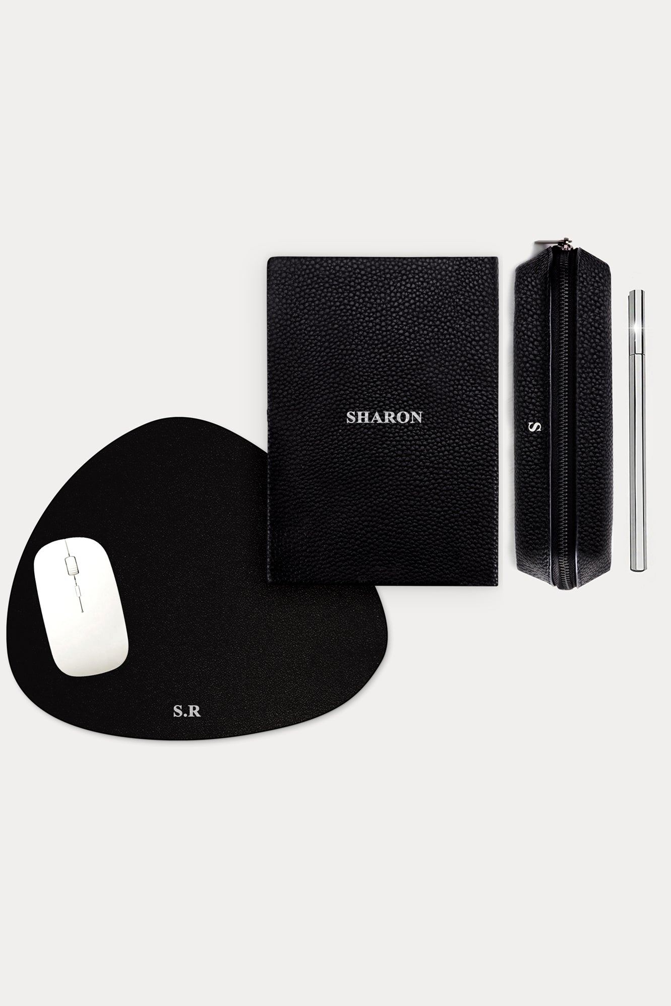 מארז מתנה: מחברת + קלמר+ פד לעכבר