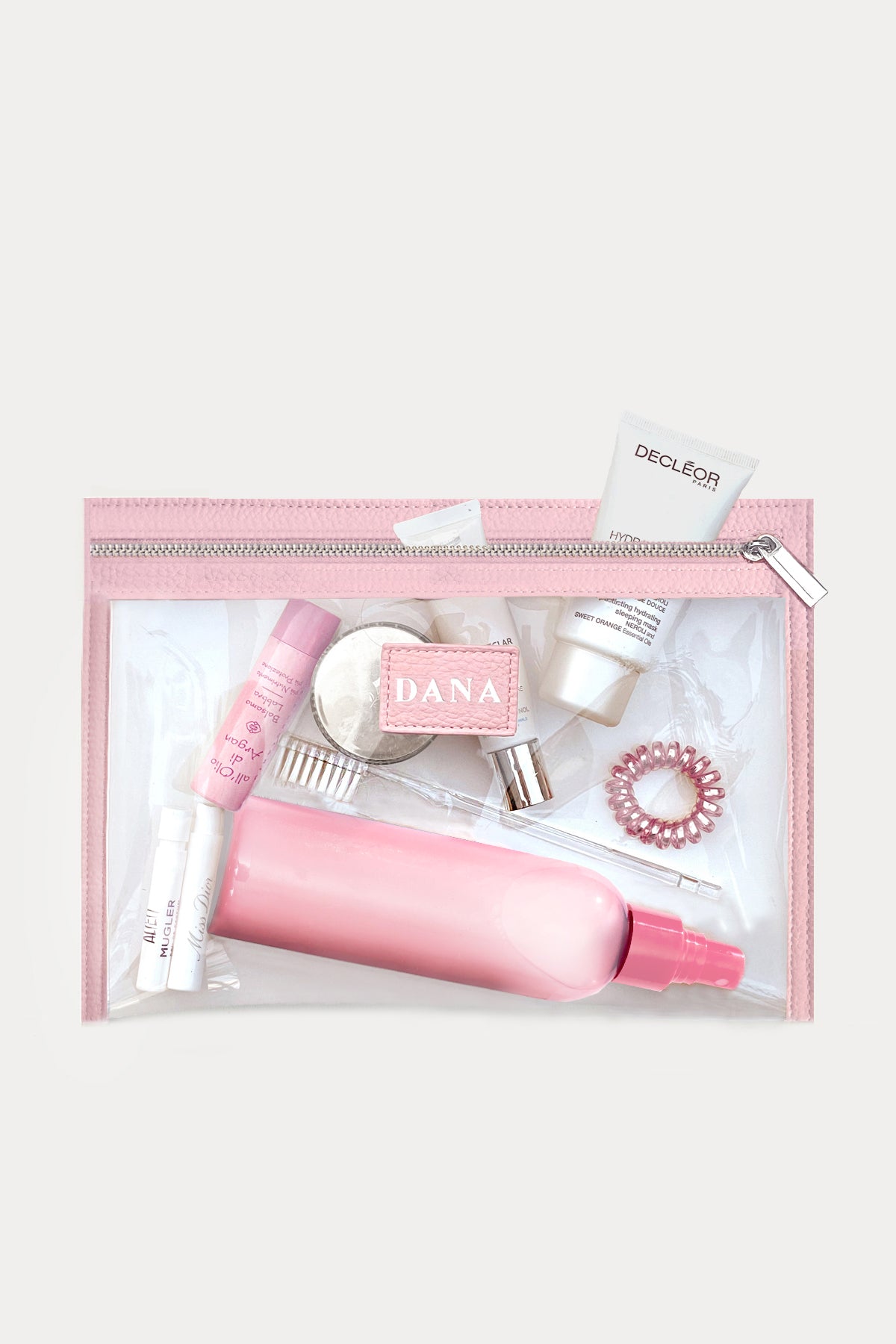 מארז מתנה: תיק איפור/רחצה + מחזיק מפתחות