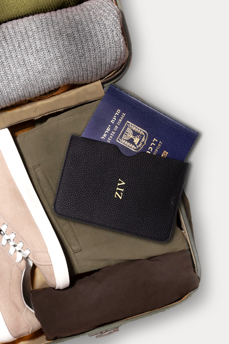 כיסוי עור לדרכון