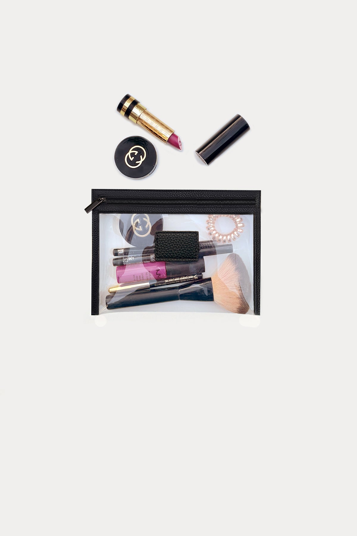 מארז מתנה: תיק איפור/רחצה קטן + מחזיק מפתחות