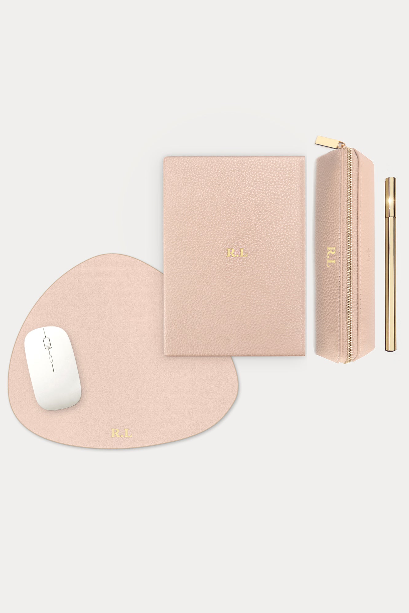 מארז מתנה: מחברת + קלמר + פד לעכבר