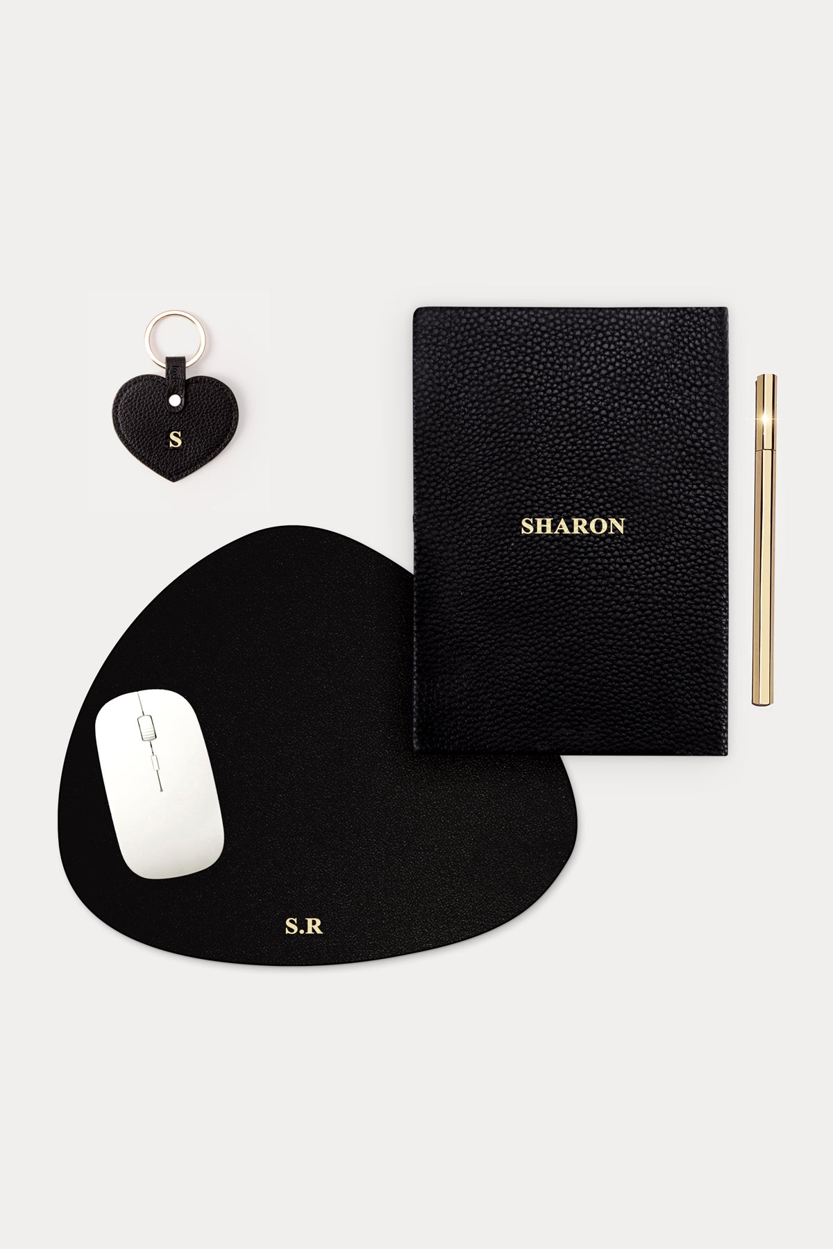 מארז מתנה: מחברת + פד לעכבר + מחזיק מפתחות