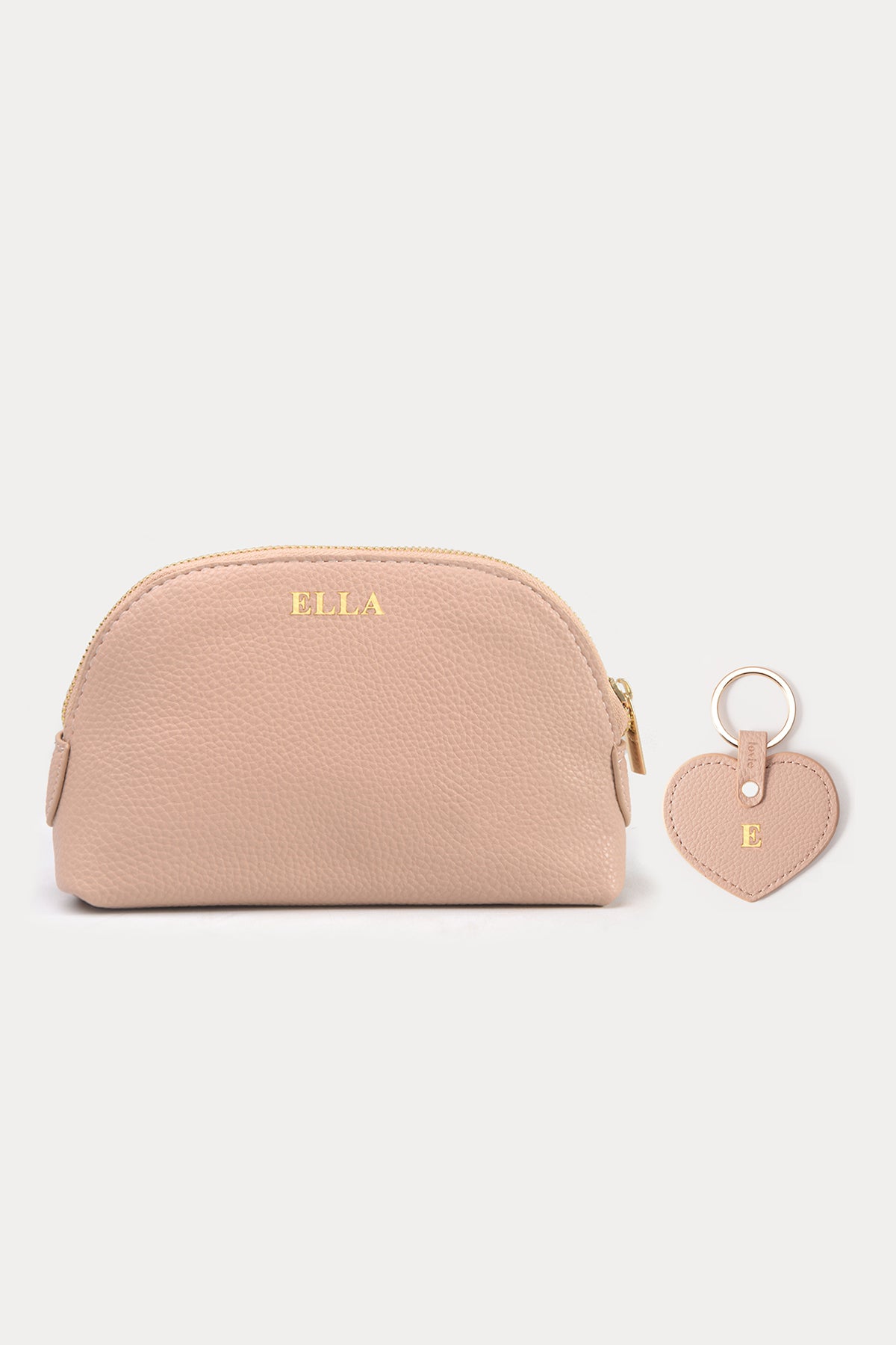 מארז מתנה: תיק איפור + מחזיק מפתחות