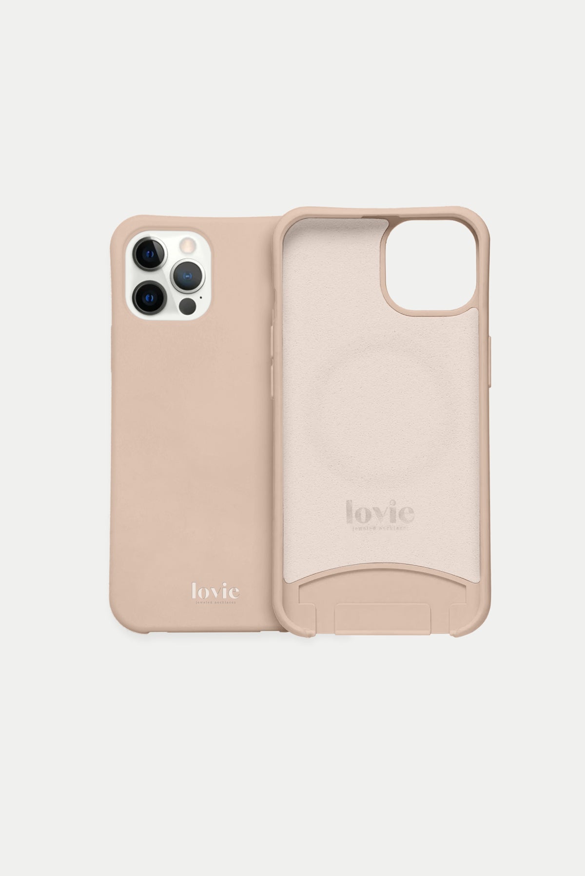 כיסוי בז' + שרשרת בז' זהב בלייק