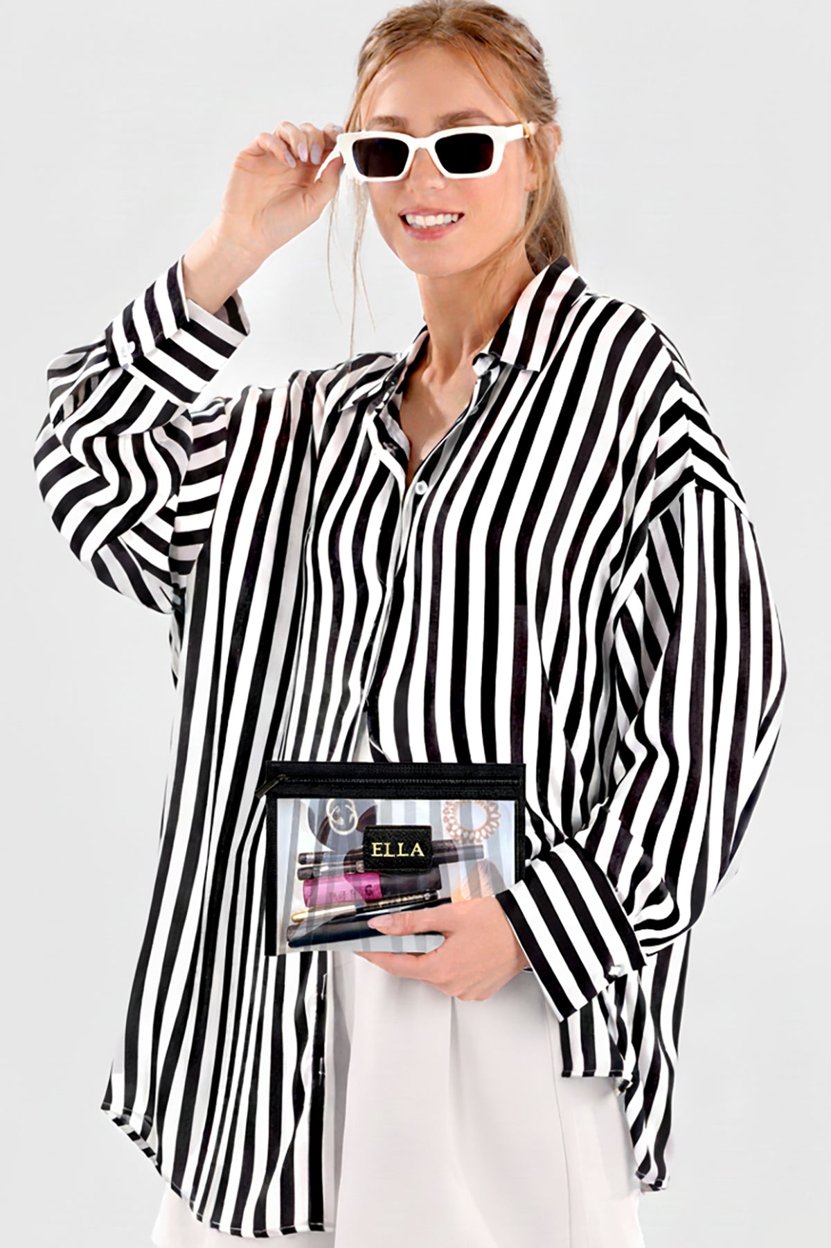 מארז מתנה: כיסוי לדרכון + תג מזוודה + 2 תיקי איפור/רחצה (רגיל+קטן)