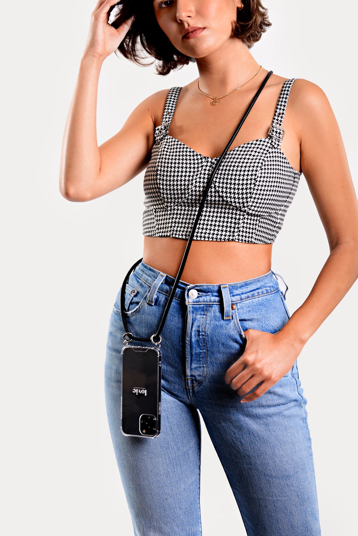 שרשרת שחורה ברנדה