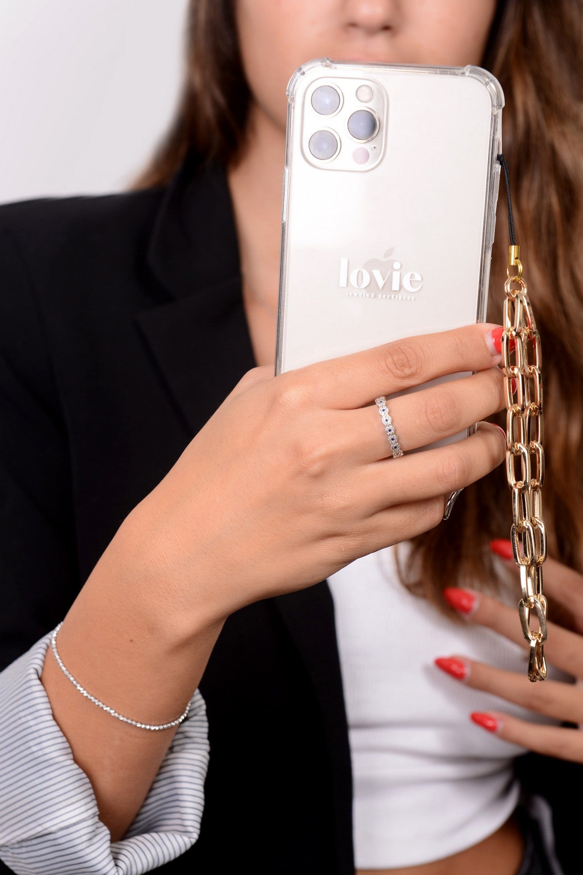 צמיד לטלפון זהב בלייר