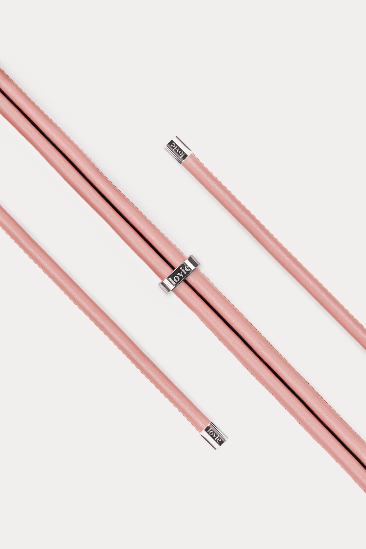 כיסוי שקוף + שרשרת ורוד עתיק רוזה