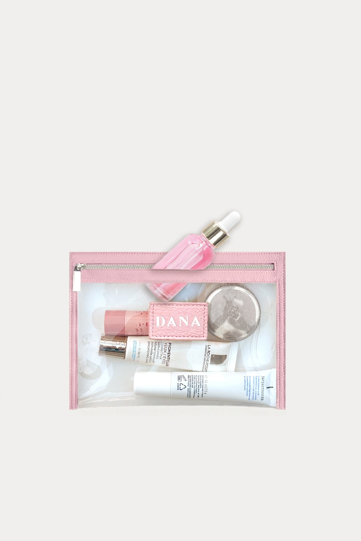 מארז מתנה: תיק איפור/רחצה קטן + מחזיק מפתחות