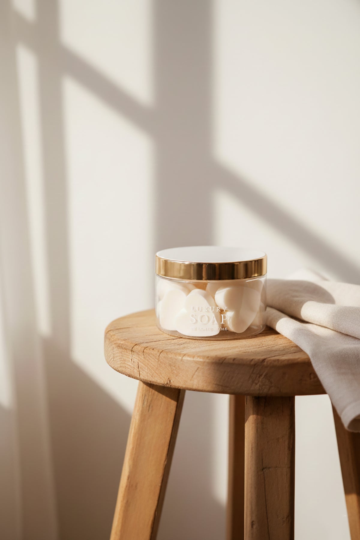 מארז סבון ריחני בצורת לבבות