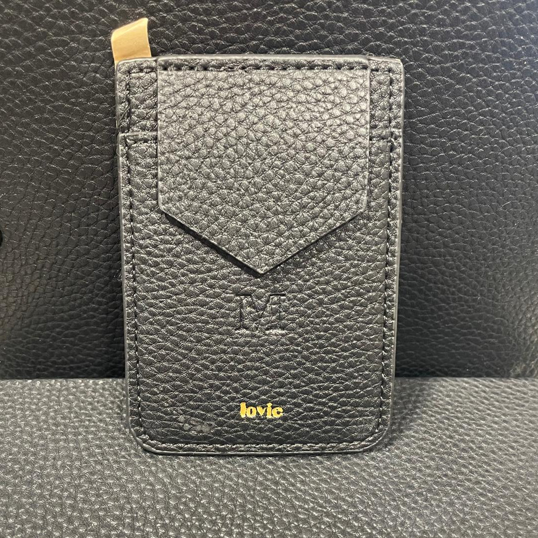 OUTLET -  ארנק לטלפון עם הטבעה ללא צבע M