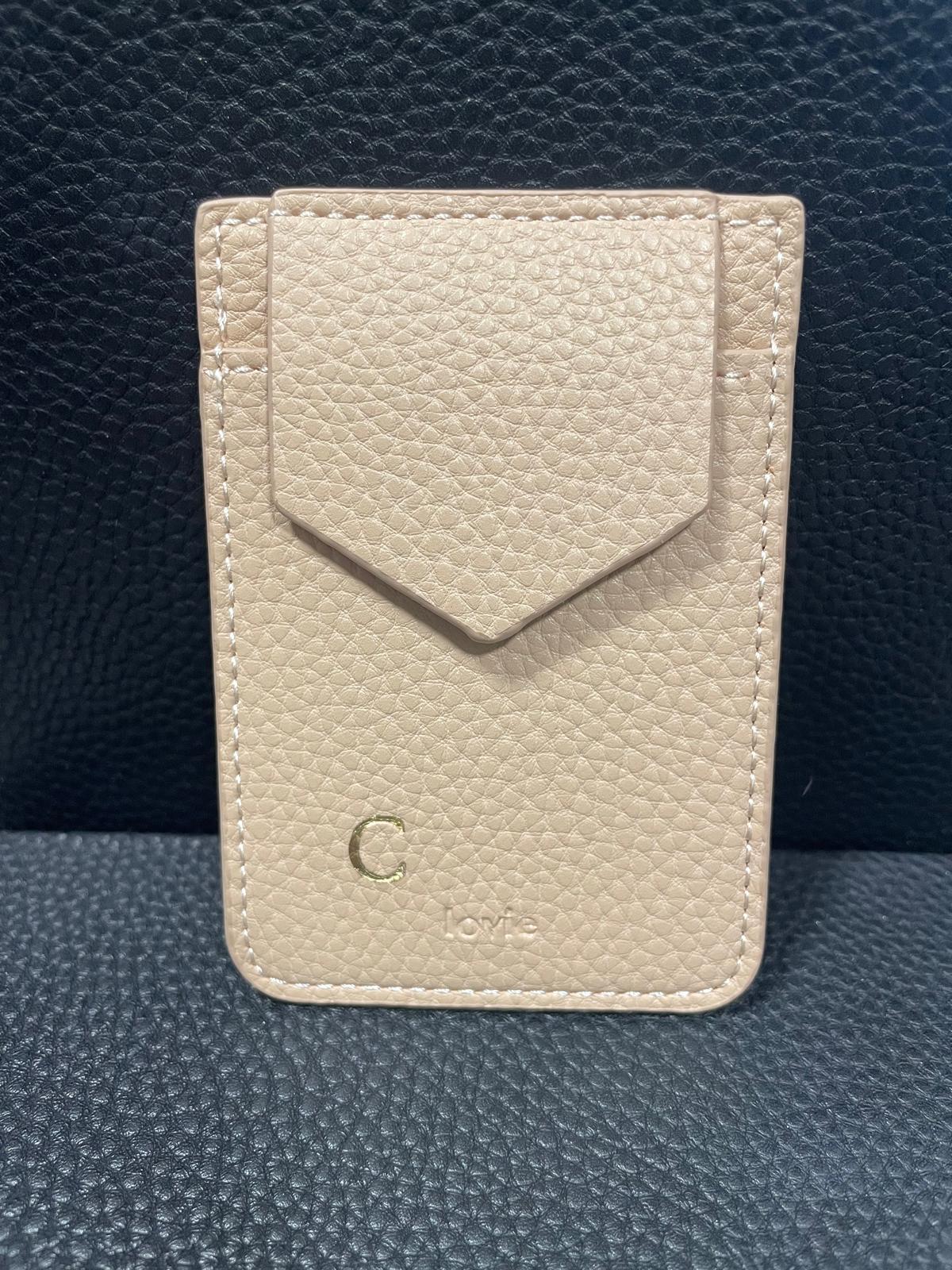 OUTLET -  ארנק לטלפון עם הטבעה זהב C