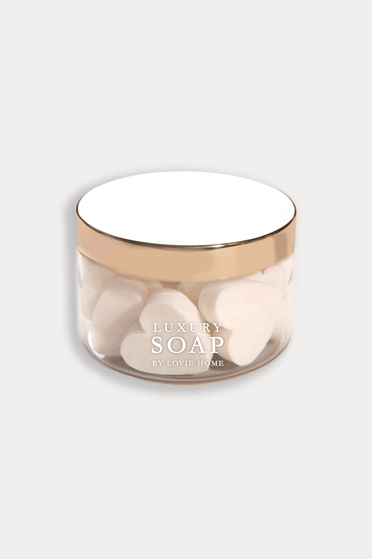 סבון בצורת לבבות